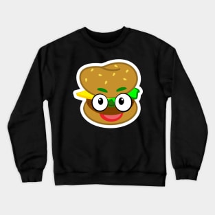 burger man Crewneck Sweatshirt